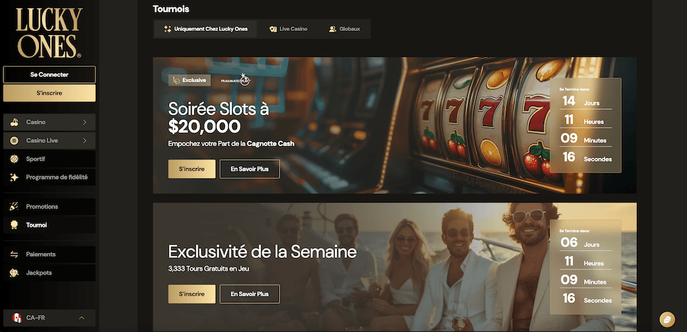 lucky ones casino Gameplay