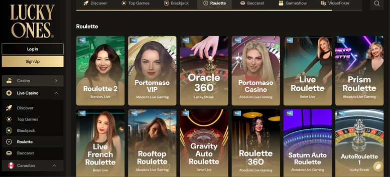 lucky ones casino Gameplay