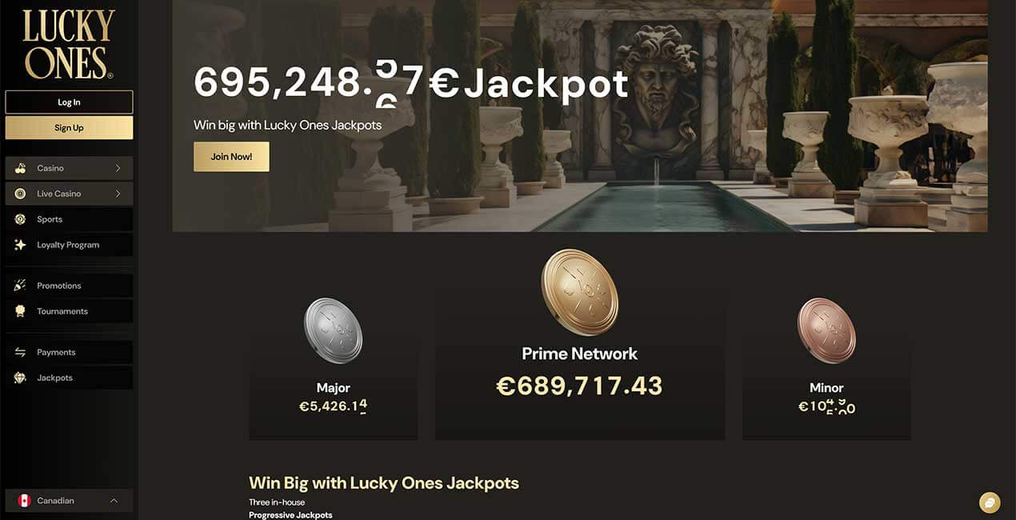 lucky ones casino Gameplay
